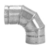 Selkirk Adjustable 90 deg. Aluminum Stove Pipe Elbow