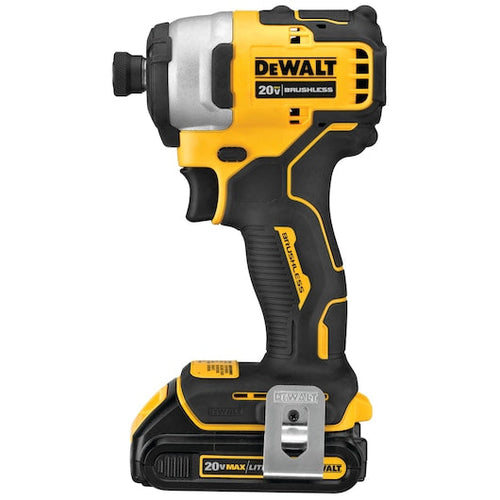 Dewalt ATOMIC™ 20V MAX* Brushless Cordless Compact 1/4 in. Impact Driver Kit DCF809C2