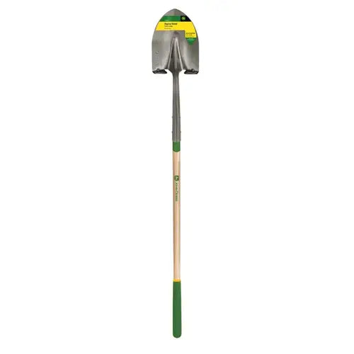 John Deere Steel Round Point Shovel Wood Handle