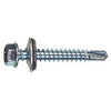Self-Drilling Screws, Hex, Zinc-Coated, 1-In. x #12, 1-Lb.