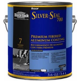 Silver Seal 700 Premium Fibered Aluminum Coating, 3.6-Qt.