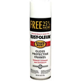 Stops Rust Spray Enamel, White Gloss, 16-oz. Bonus