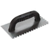QLT 1/8 In. U-Notched & 3/16 In. Flat V-Notched Trowel w/Black Handle
