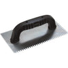 QLT 3/32 In. Square Notched & 1/8 In. U-Notched Trowel w/Black Handle