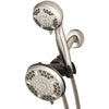 Waterpik PowerPulse 6+6-Spray 1.8 GPM Combo Handheld Shower & Showerhead, Brushed Nickel