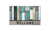 Sports Licensing Solutions Wood Plank Multicolored Rubber Nonslip Floor Mat