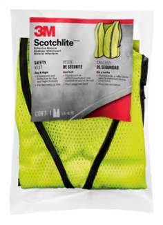 3M Scotchlite™ Reflective Material HiViz Yellow Safety Vest