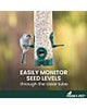 Perky-Pet Green 2-in-1 Tube Bird Feeder