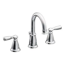 Banbury Widespread High Arc Lavatory Faucet, 2 Handle, Chrome