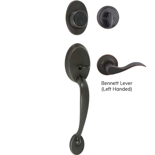 Callan Colton Single Cylinder Handleset (US10BE)