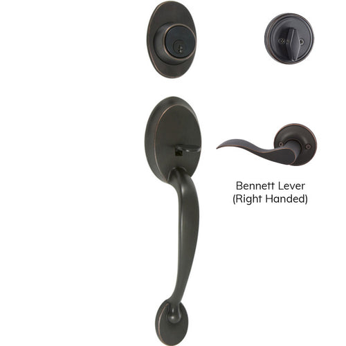 Callan Colton Single Cylinder Handleset (US10BE)