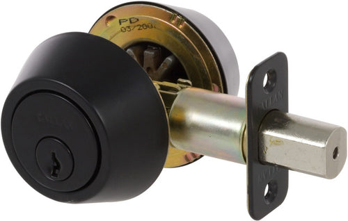 Callan Double Cylinder Deadbolt, Black (US19)
