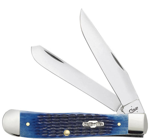 Case Knives Rogers Corn Cob Jig Blue Bone Trapper