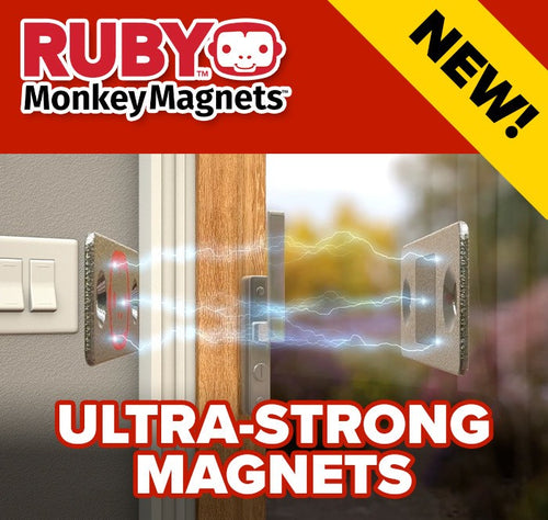 Ruby Monkey Magnets Ultra-Thin Magnetic Plates