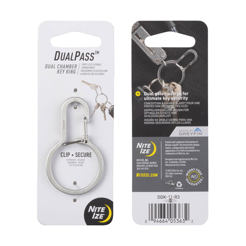 Nite Ize DualPass® Dual Chamber Key Ring