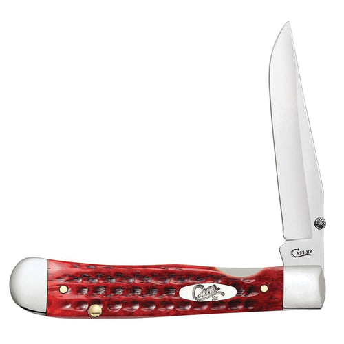 Case Kickstart Pocket Worn Old Red Bone Trapperlock
