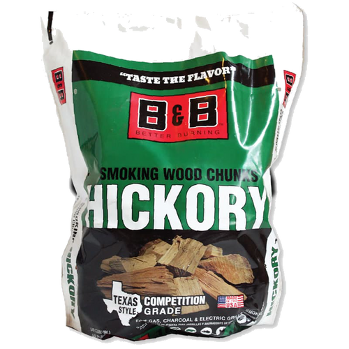 B&B Charcoal Hickory Smoking Wood Chunks