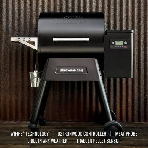 Traeger Ironwood 650 Pellet Grill TFB65BLF