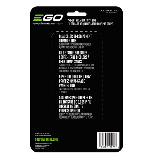 EGO Pre-Cut Premium Twist Line