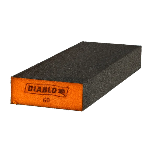Diablo 8 x 2-3/4 x 1 60-Grit Extended Flat Edge Sanding Sponge