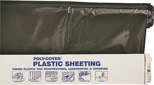 Orgill Poly Film 6 Mil Plastic Black Polyethylene Film