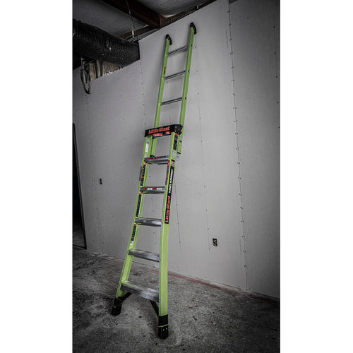 Little Giant King Kombo 2.0 Professional, 6' - ANSI Type IAA - 375 lb/170 kg Rated, Fiberglass 3-in-1 All-Access Combination Ladder