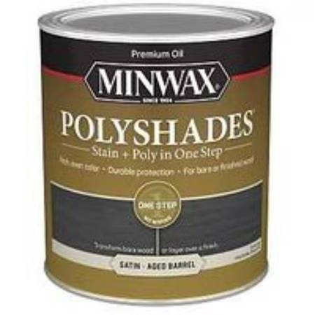 Minwax Polyshades 1 Qt. Semi-Transparent Gloss Aged Barrel Stain/Polyurethane (Copy)