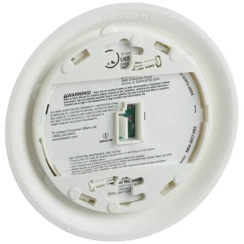 First Alert Battery Operated Ionization Smoke Alarm - SA300CN3 (1039791)