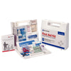 First Aid Only 25 Person First Aid Kit Plastic Case with Dividers OSHA Compliant