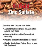 Hy-Yield Zinc Sulfate (3.25 lbs)