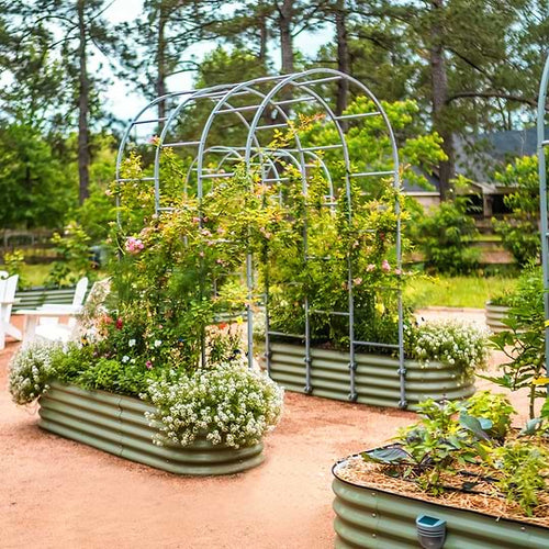 Vego Garden 17 Tall 9 In 1 Large Modular Metal Raised Garden Bed Kit