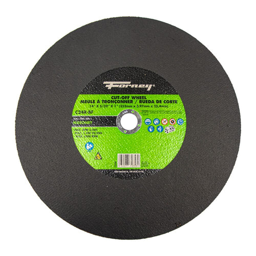 Forney Industries Cutting Wheel, Masonry/Asphalt, Type 1, 14 in x 5/32 in x 1 in
