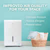 Perfect Aire 35-Pint ENERGY STAR Dehumidifier With Continuous Drainage, Ultra-Quiet Operation - Ideal for Medium-Sized Rooms & Basements