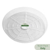 Crescent Garden Clear Plant Saucers