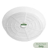 Crescent Garden Clear Plant Saucers