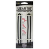 Gear Tie Reusable Twist Tie, Black Rubber, 12-In., 2-Pk.