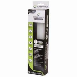 Hot Melt Glue Sticks, Construction-Grade, 18-Pk.