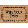 Americo Home Wipe Your Paws 18 In. x 30 In. Coir/Vinyl Door Mat