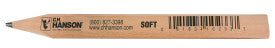 C.H Hanson Carpenter Pencil-Soft Lead Raw Basswood