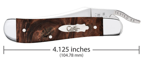 Case Smooth Brown Maple Burl Wood RussLock®